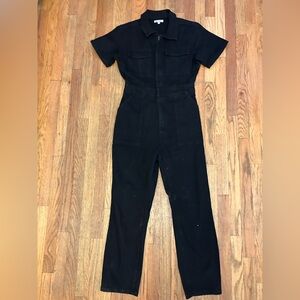 Good American Black Women's Jumpsuit Denim